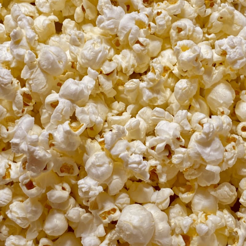 cooked popcorn