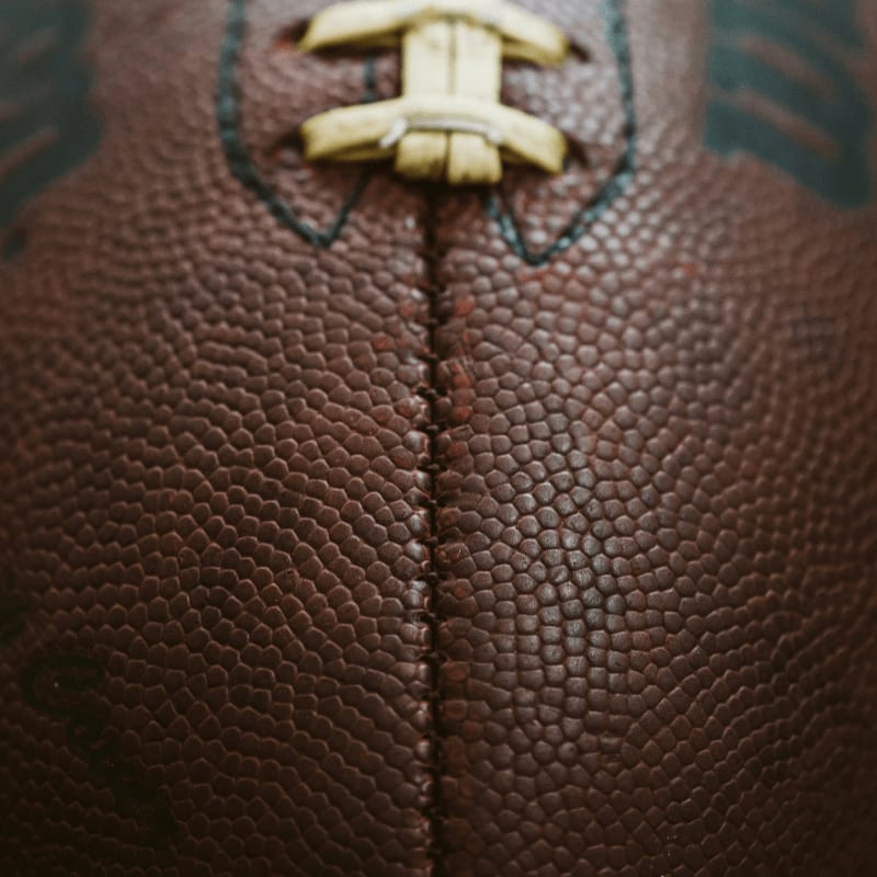 brown rugby ball