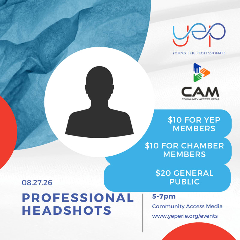 A silhouette of a person's head and shoulders is in the foreground, set against a blue and white background with event details and logos.