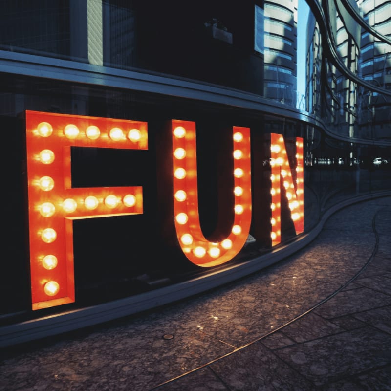 red and black love neon light signage