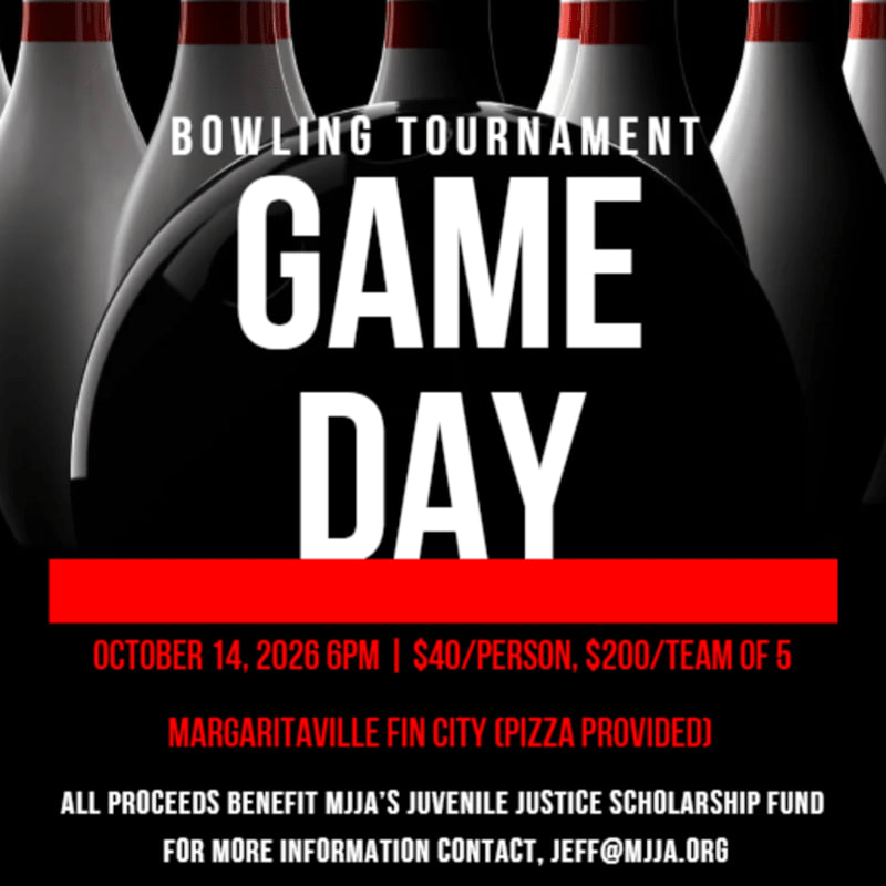 A bowling tournament "Game Day" is advertised with a bowling ball and pins in the foreground and event details in the background.