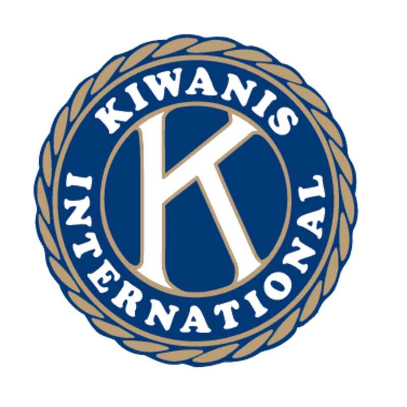 A blue circular logo with a white "K" in the center is surrounded by a gold braided rope on a white background.