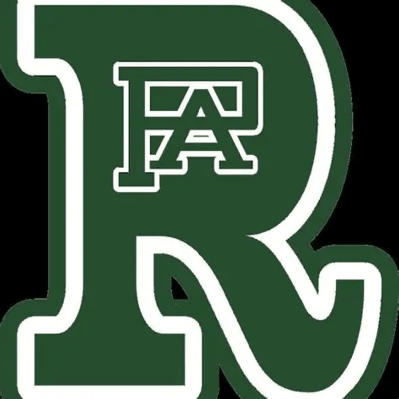 A large, dark green letter "R" with a white outline and the letters "PA" inside it is set against a solid black background.