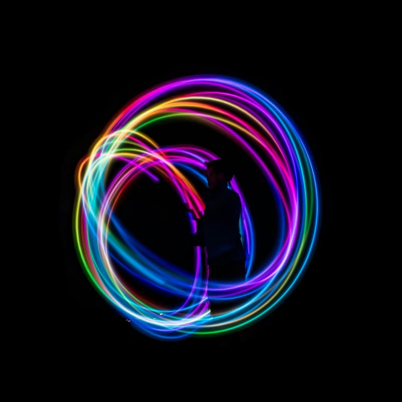 time-lapse photography of lights