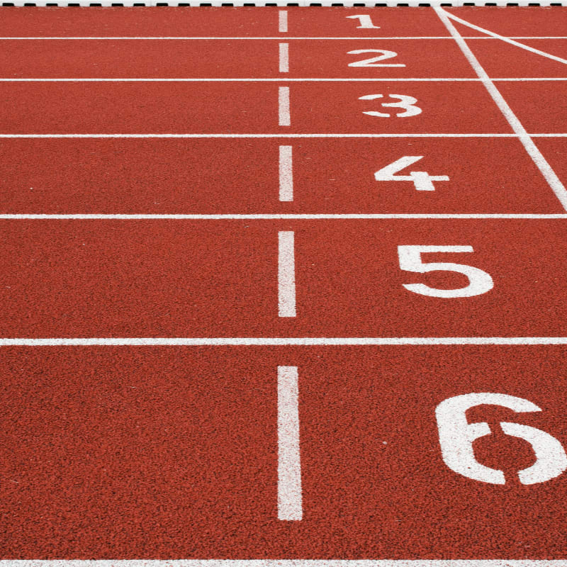 running field during daytime