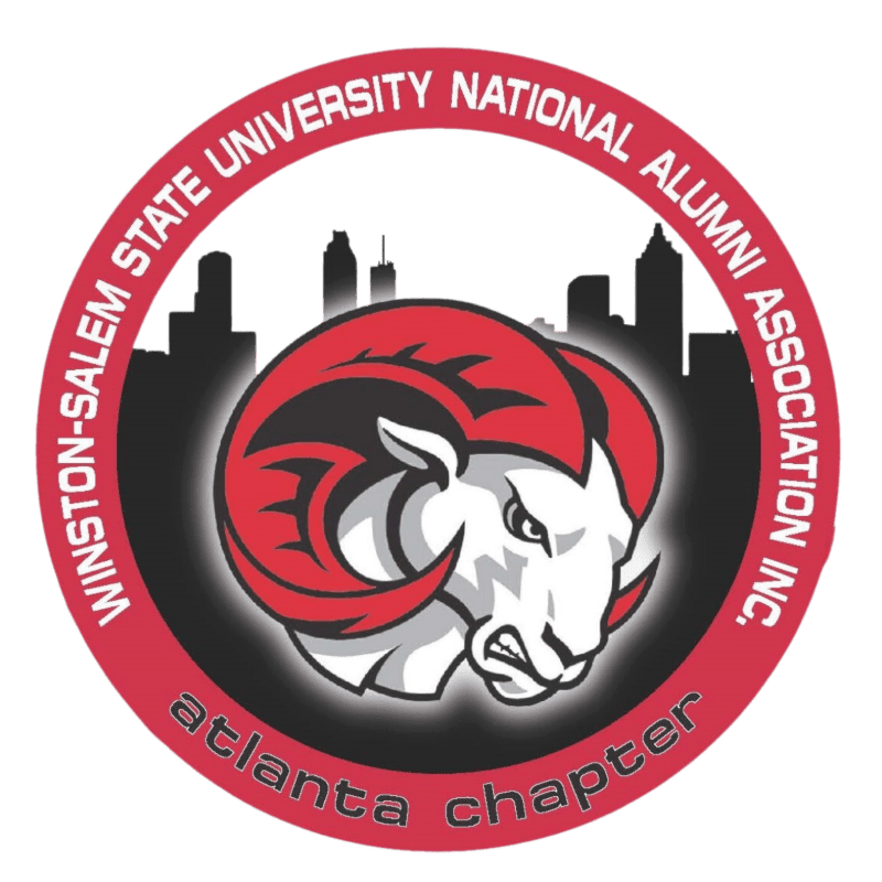 A fierce ram's head is featured in the foreground, set against a silhouette of city buildings in the background, all within a circular emblem.