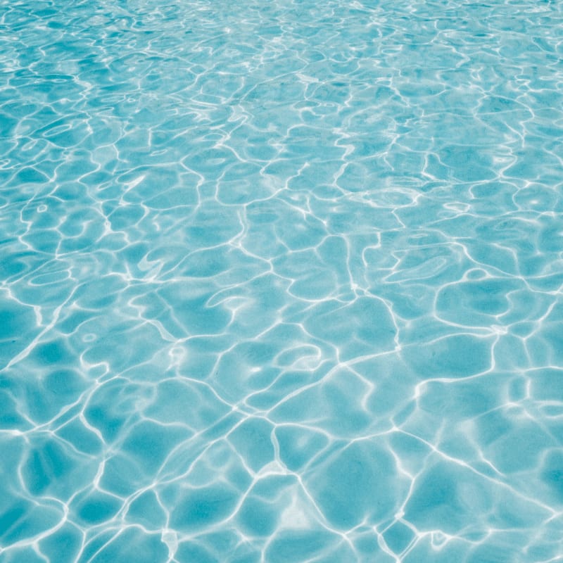 rippling crystal blue water