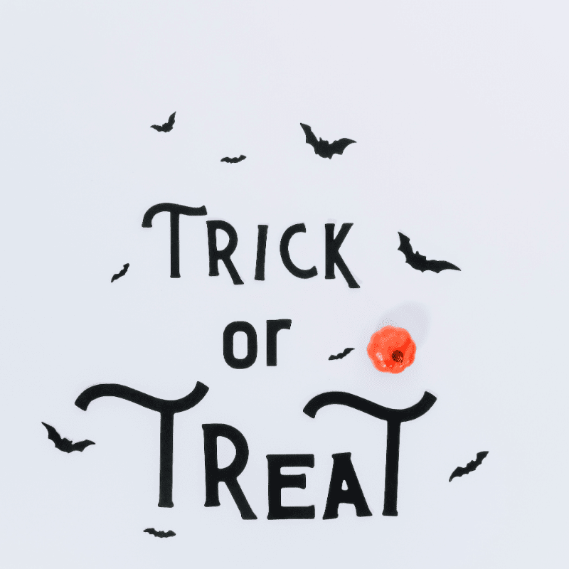 Trick of Treat sign