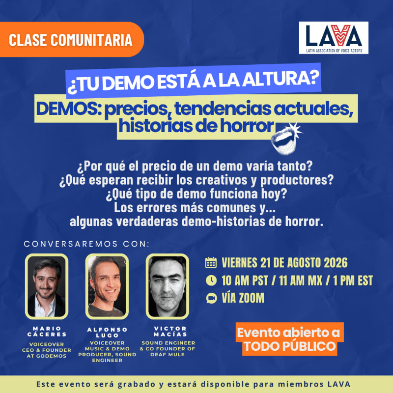Two men, Ross Gillard and Kike Garcia Gil, are featured in the foreground of a dark blue background with abstract shapes and text announcing an event.