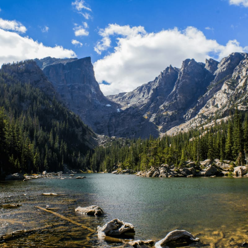 landscape photography of black mountain