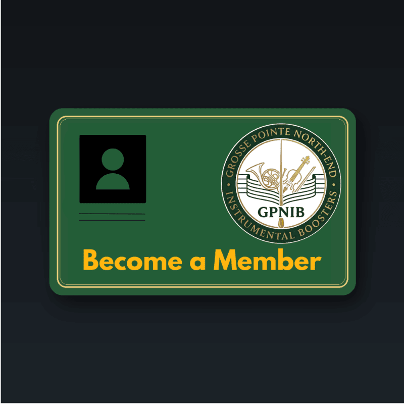 A green membership card with a silhouette of a person and the text "Become a Member" in the foreground, set against a dark background.