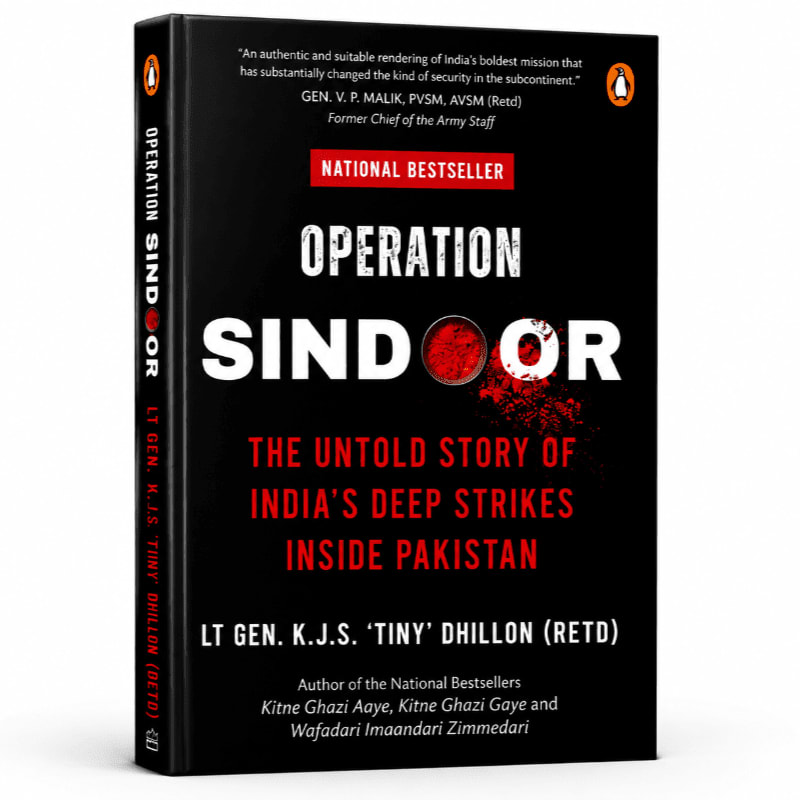 A black book cover with the title "OPERATION SINDOR" in large white letters and a red circular graphic is displayed against a white background.