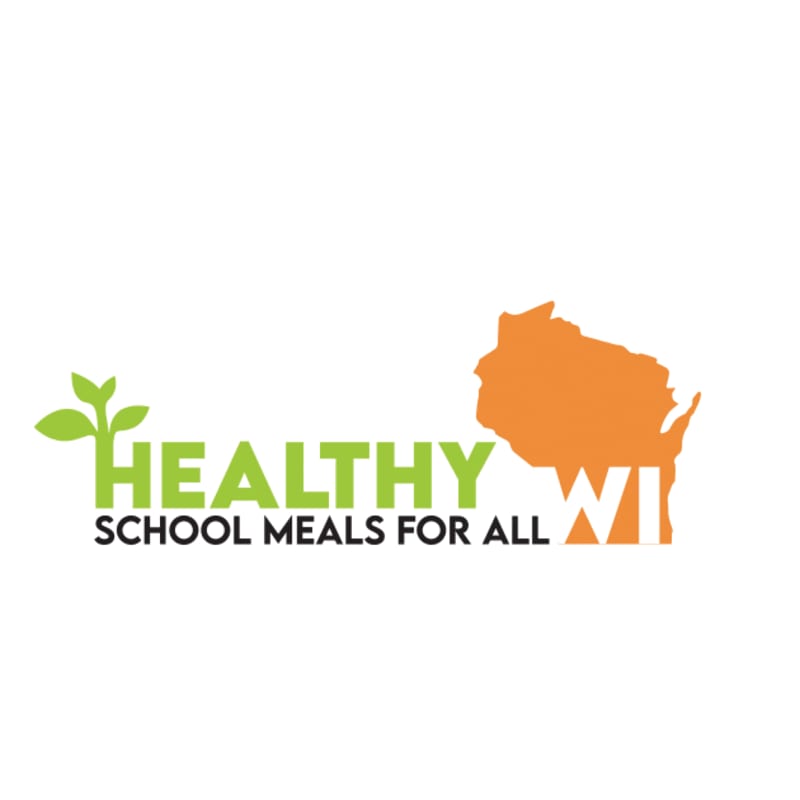 A graphic for "Wisconsin Roots Rising Day of Giving" on October 14, 2026, features the event title in large, colorful text with a small plant graphic in the center, set against a plain white background.