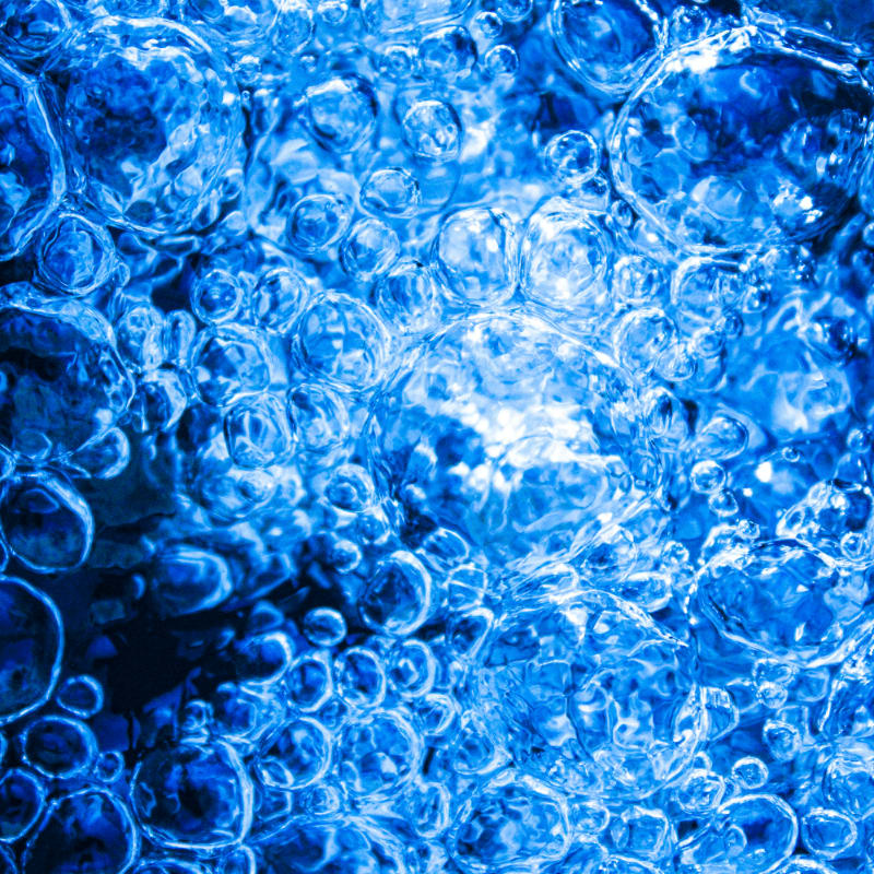 a close up of water droplets