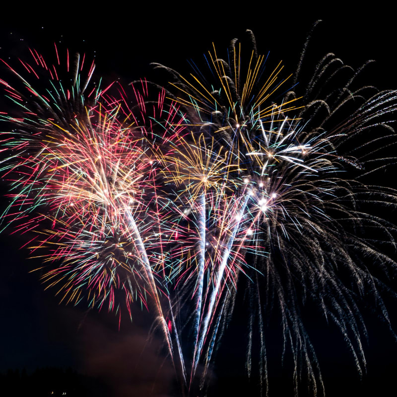 fireworks at nighttime
