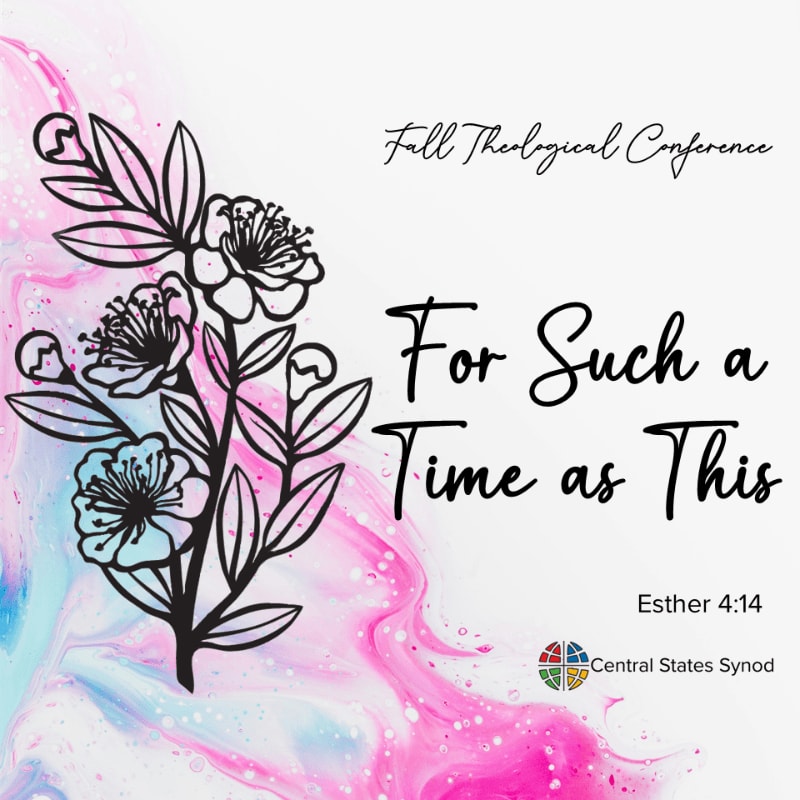Black floral line art and cursive text are set against a swirling pink, blue, and white marbled background.