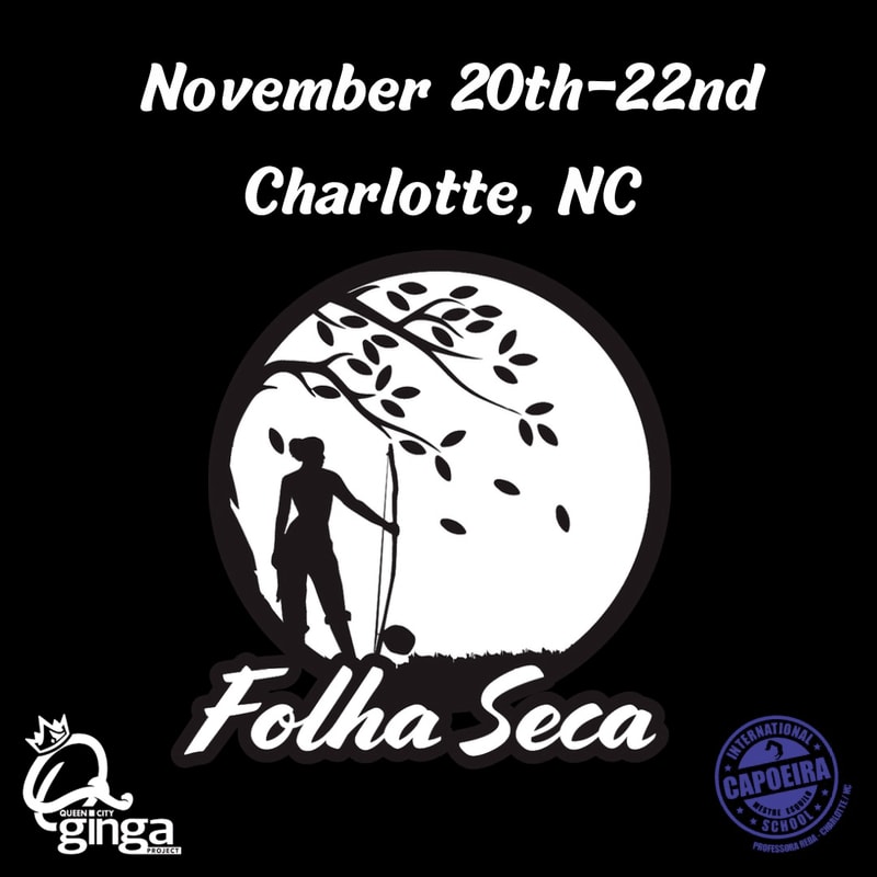 A silhouette of a person and a tree branch are centered within a white circular moon against a solid black background with event text and logos.