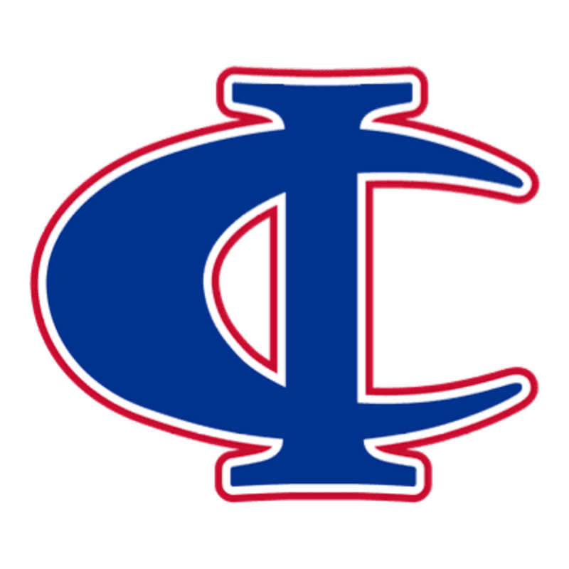 A blue and red logo with the letters "IC" is centered on a white background.