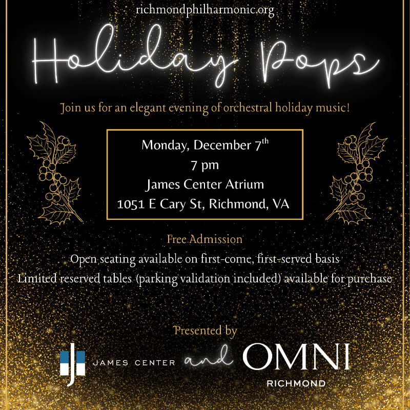 White cursive text and event details are centered in the foreground over a black background filled with shimmering gold glitter and holly leaf illustrations.