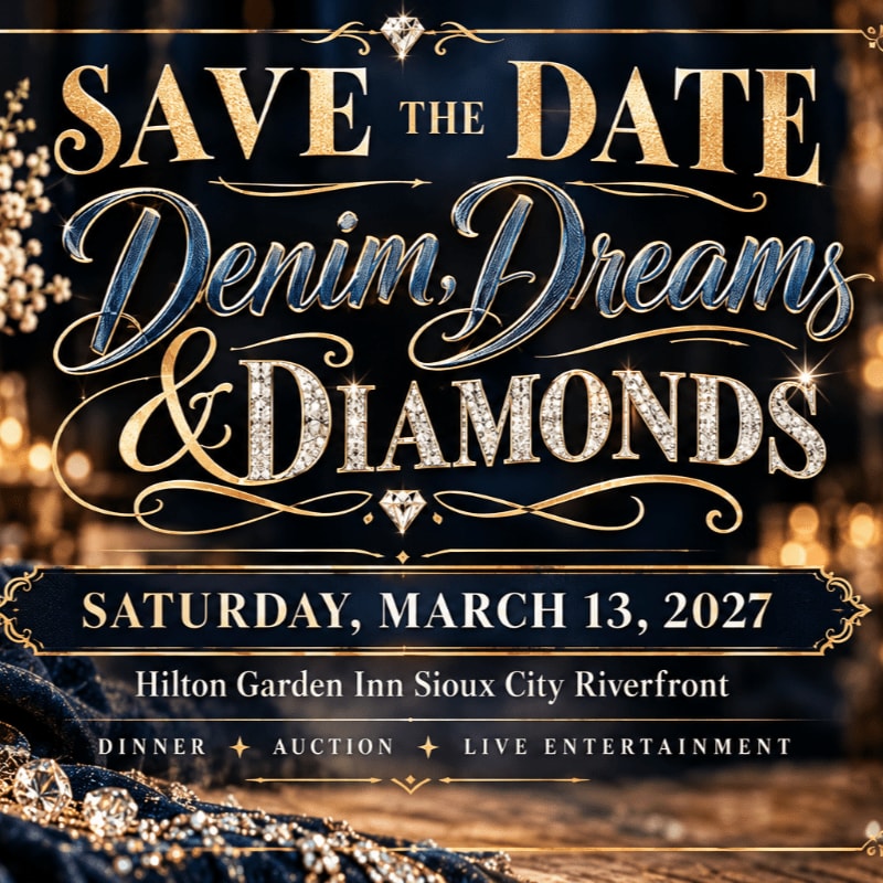 Elegant gold and diamond-textured text for a "Save the Date" event is set against a dark, blurred background with shimmering bokeh lights and sparkling jewelry in the foreground.