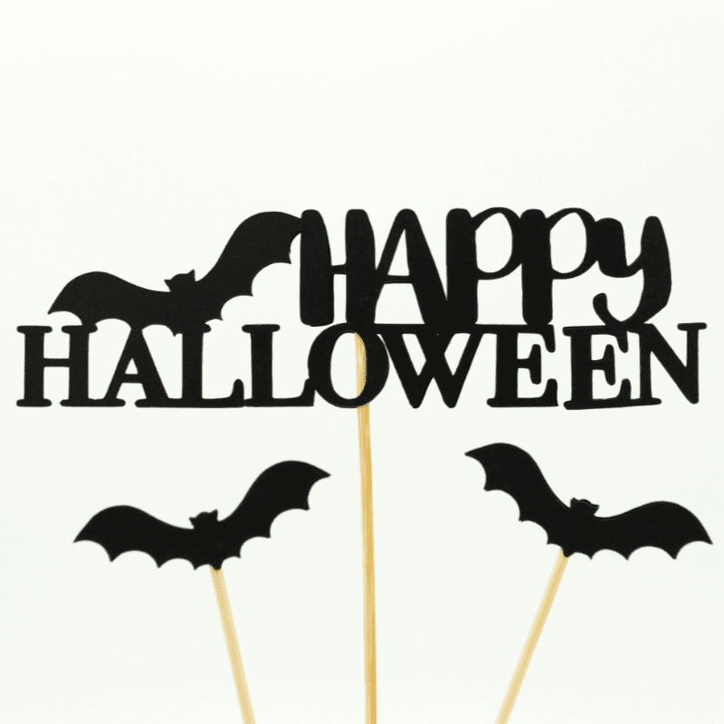 happy halloween text