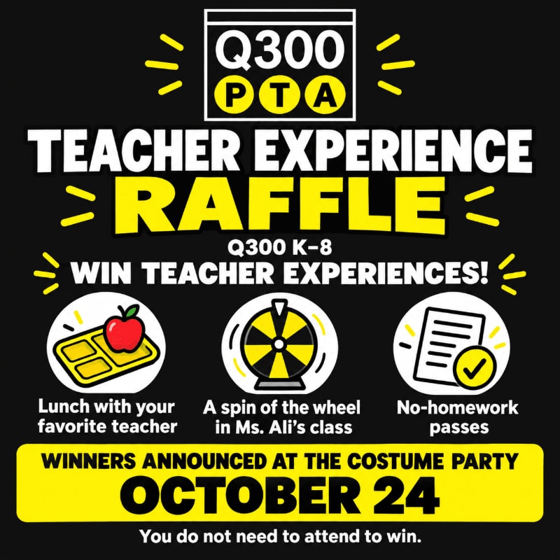 Circular Fall Backdrops Teacher Experience Raffle - Fall 2026