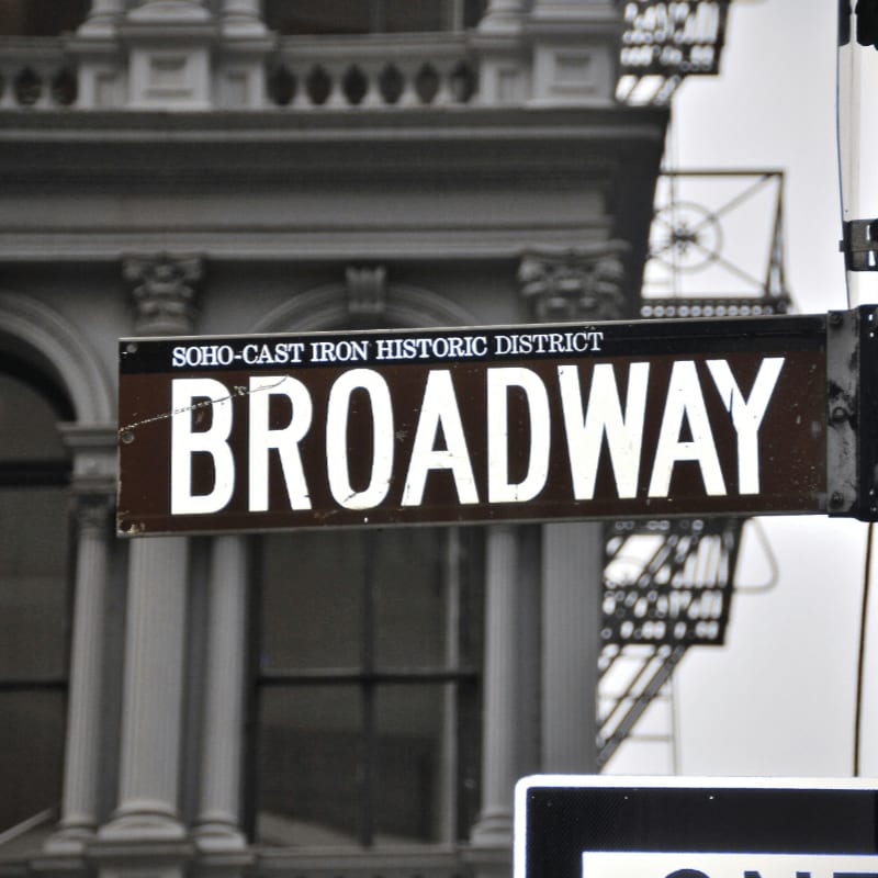 Broadway signboard