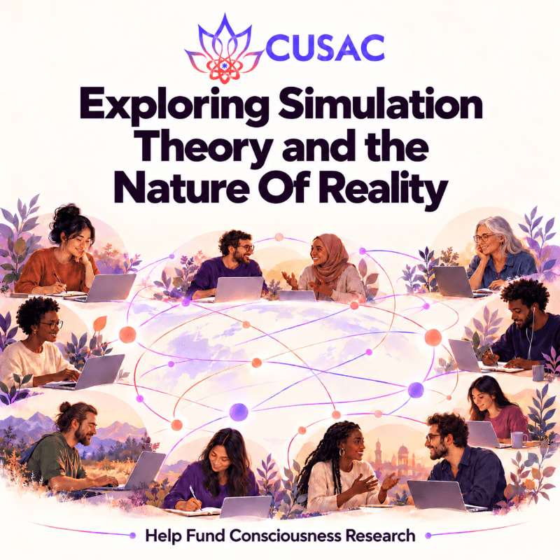 Diverse people using laptops are arranged in a circle around a glowing network of connected nodes against a light, artistic background with text and a logo.