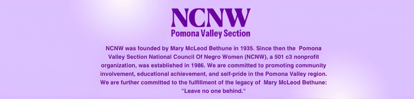NCNW Pomona Valley Section
