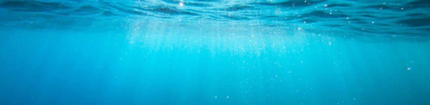 clear blue body of water