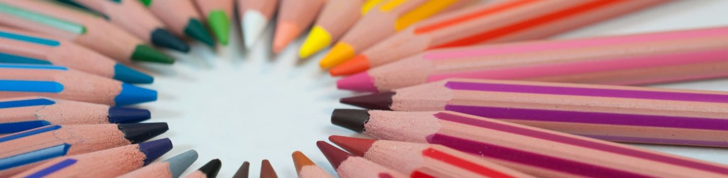 assorted-color pencil