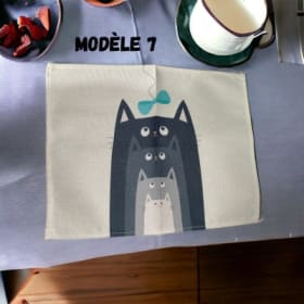 Napperon - 4 chats item