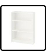 BILLY Bookcase, white, 31 1/2x11x41 3/4 " item