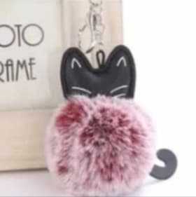 Porte-Clé - Pompom rose item