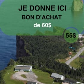 Bon d'achat de 60$ - 3 nuitées et +  Au Pic de l'Aurore item