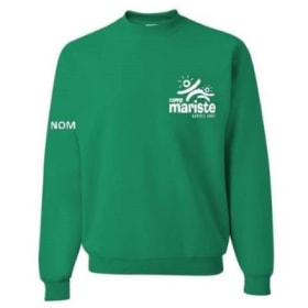 Molleton à col rond (avec le nom de camp sur la manche) item