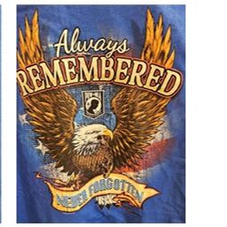 Blue POW-MIA T-shirt 3XL item
