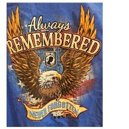 Blue POW-MIA T-shirt Large item