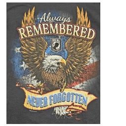 Black Short Sleeve POW-MIA T-shirt 2XL item