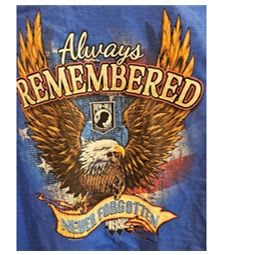 Blue POW-MIA T-shirt 2XL item