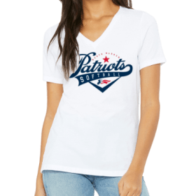 Adult Ladies V-neck T-Shirt item