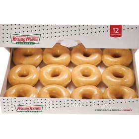 1 dozen Original Glazed Krispy Kreme Doughnuts item