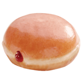 Raspberry Filled Donuts - 1 dozen item