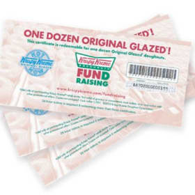 Certificate for Original Glazed - 1 dozen item