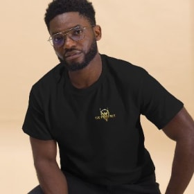 T-shirt unisexe noir item