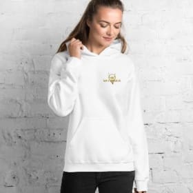 Hoodie unisexe blanc item