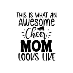 This is what an Awesome Cheer Parent Looks Like- Tshirt item