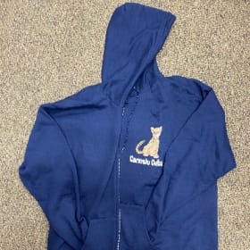 Adult Large - Navy Blue Zip-up Hoodie item