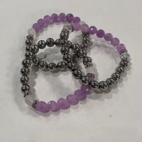 Sandone Strong Purple and Silver Bracelet item