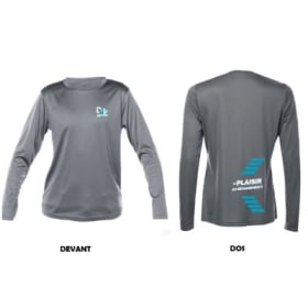 Chandail long de sport gris (junior) item